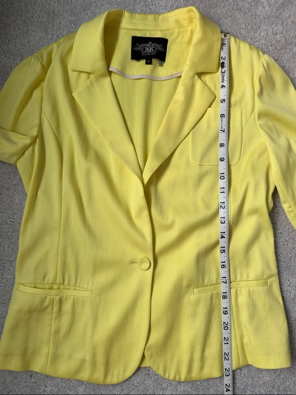 RACHEL Rachel Roy Yellow Blazer 8